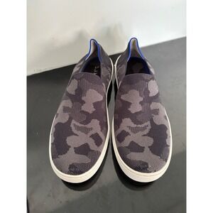 ROTHYS Womens Camouflage Knit Slip On Sneakers Shoes Size 11